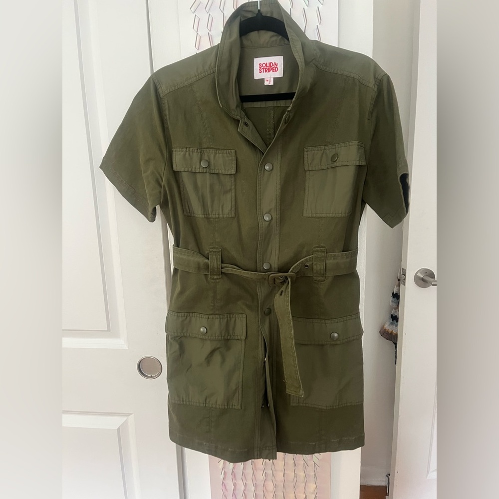 Solid & Striped Olive Green Jacket - image 4